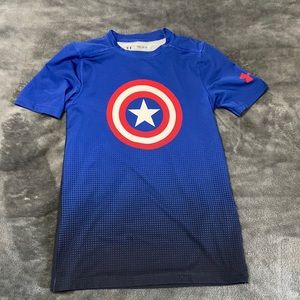 UnderArmour Captain America Boys Tee